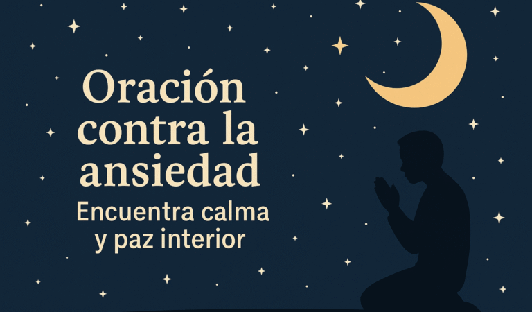 Oración contra la ansiedad ✨ Encuentra calma y paz interior