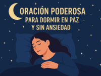 Oración para dormir profundamente